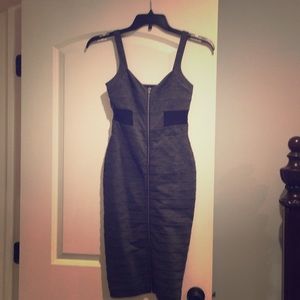 Express form fitting bandage dress